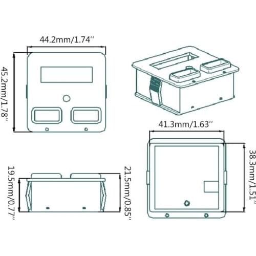 M4YC Universal 12V 24V Battery Capacity Indicator Waterproof Module with USB & Switch