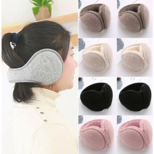 Women Earmuffs Warmer Head Band Adjustable Unisex Winter Ear Muffs Soft Thermal Rabbit Hair Earmuffs