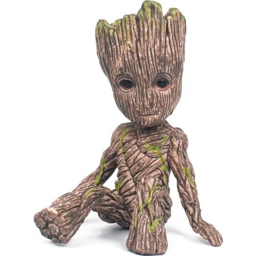 1Pcs 6CM Disney Marvel Groot Figure Toys PVC Mini Groot Doll Model Toy Decoration Gift