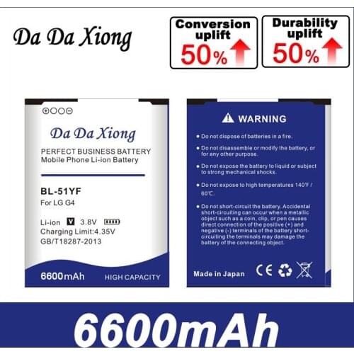Da Da Xiong 6400mAh BL-51YF / BL-51YH Battery for LG G4 H815 H818 H819 VS999 F500 F500S F500K F500L H811 V32