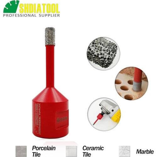 SHDIATOOL Diamond Drilling Core Bit Tile Drill M14 Vacuum Brazed 1pc /2pcs Marble Hole Saw Porcelain Drilling Bit Bell Saw Crown