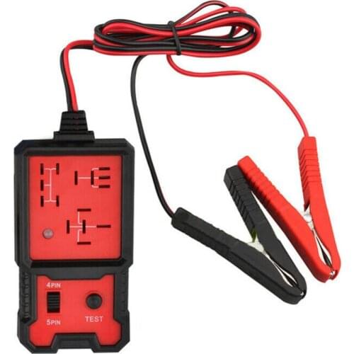 Automotive Relay Tester 12V Car Relay Tester Electronic Voltage Tester 4 Pin 5 Pin Universal For Cars Auto Battery Checker