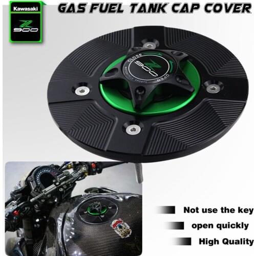 For KAWASAKI Z900 2017-2020 18 19 Motorcycle CNC Quick Release Cover Gas Fuel Tank Cap