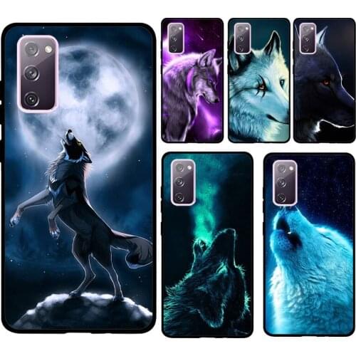 Snow Wolf Soft Case For Samsung Galaxy S21 Ultra S20 FE Note 20 Note 10 Plus S8 S9 S10 Phone Cover