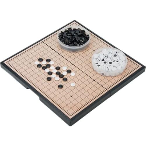 Children leisure parent-child interactive international Go board game folding portable puzzle Go gamee