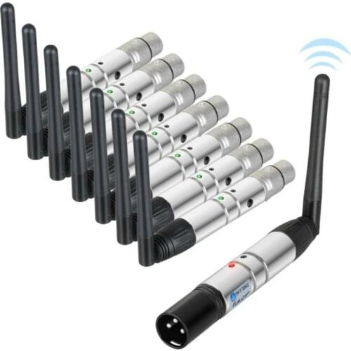 LED Stage Light DMX512 DFI DJ Wireless System Transmitter or Receiver 2.4Ghz LED Light 400M Control