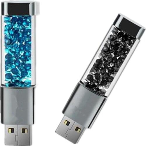 Diamond Crystal Pen Drive 32GB Usb Flash Drive Popular Flash Memory Card 4G 8G 16G Pendrive 64G 128G 256GB usb stick flash drive
