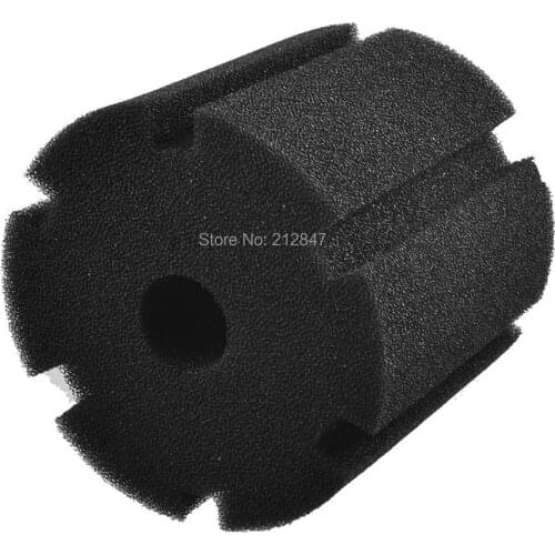 Reusable Round Aquarium Fish Tank Biochemical Filter Filtration Sponge Black free shipping