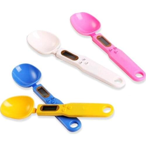 Kitchen electronic spoon scale 0.1 g baking food mini plastic household metering small scale