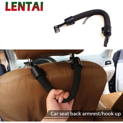 LENTAI For Nissan qashqai j11 juke Renault megane 2 3 duster captur Mini cooper 1PC Car Seat Back Headrest Holder Safty Handle