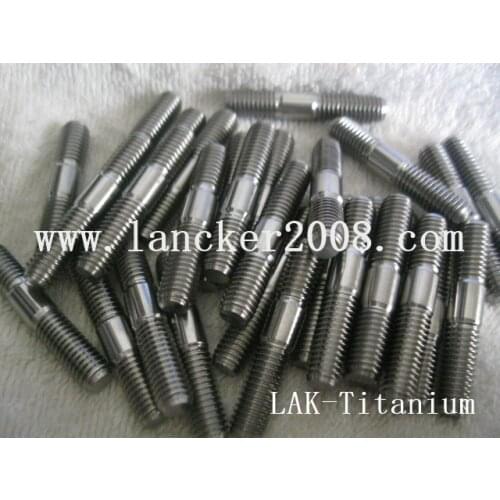 M8*33 45 50 56.5 Gr5 Titanium alloy thread stud bolts/screw
