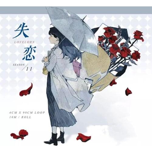 Lovely Lover Washi Tape for Card Making Bullet Journal DIY Scrapbooking Decorative Sticker