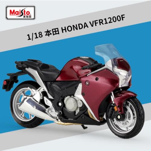 Maisto 1:18 Diecast HONDA VFR1200F Model Car Simulation Alloy Motorcycle Metal Toy Car Childrens Toy Gift Collection