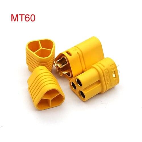 1 Pair MT60 Motor Plug Connector Set For RC Multicopter Quadcopter Airplane
