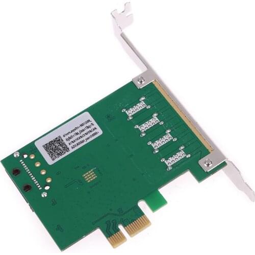 4 Port USB 3.0 PCIE Expansion Card PCI Express Sata Power Hub Adapter Controller