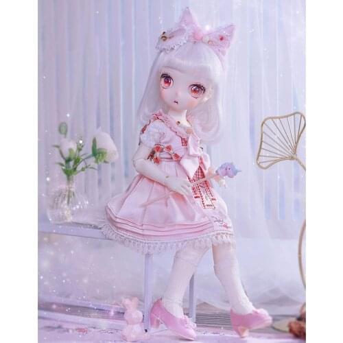LIMITED DOLL Nanako 1/4 38.8cm BJD Resin Toys ACGN FullSet DD MDD Msd Ball Jointed Doll Cute Anime Figure Toys for Girls Doll