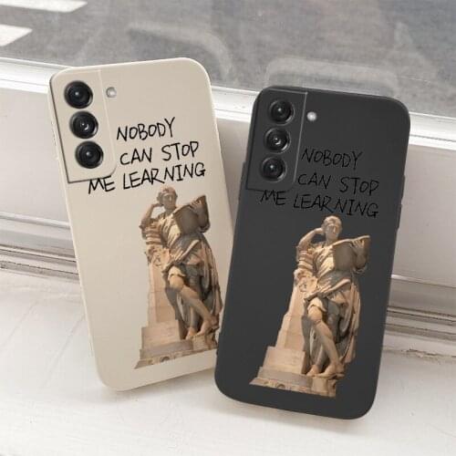 Retro Sculpture Silicone Cover Case For Samsung Galaxy S21 S20 FE S10 Ultra Plus S10e Note 20 ultra 10 9 Plus Pro Phone Case