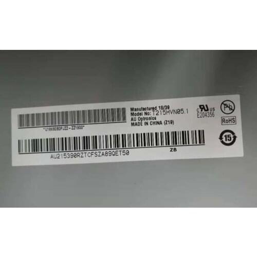 Brand new T215HVN05.1 a-Si TFT-LCD for AUO 1920(RGB)×1080 21.5-inch LCD panel for repair replacement