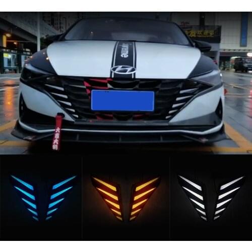 LED DRL Daytime Running Light Fog Lamp Turn Signal Light Assembly for Hyundai Elantra 2020 2021