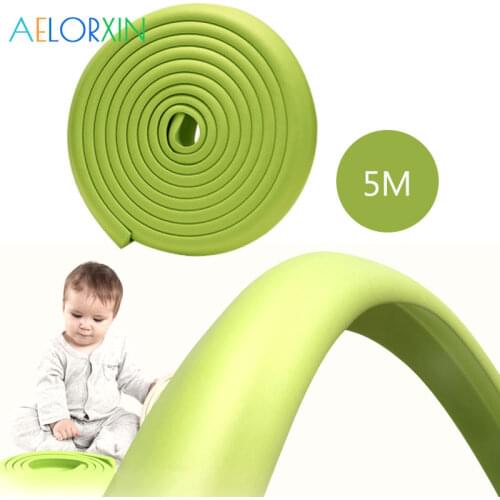 Children Protection 5M Length Table Guard Strip Baby Safety Products Glass Edge Furniture Corner Protection Of Children Jamming