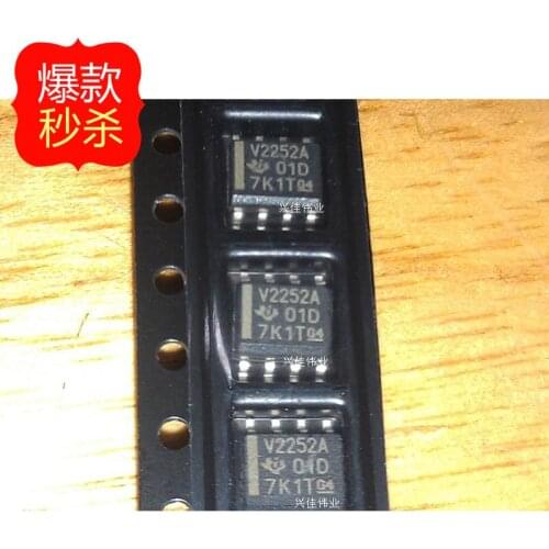 10PCS New original authentic TLV2252AIDR V2252A screen SOP8 Operational Amplifier