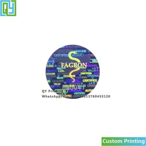 10000pcs 13x13mm Free Shipping Custom Made Hologram Stickers Silver Foil Holographic Shiny Laser Serial Number Labels