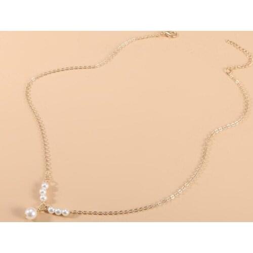 2020 Korean Fashion New Necklace Temperament Simple Retro Style Pearl Necklace Womens Wholesale Sale Bi Uteria Stal Nierdzewna