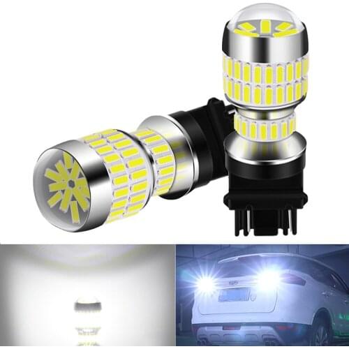 2X Super Bright T25 3157 T20 Led Bulb 7443 W21/12W Led Light T20 7443 Led Car Turning Light Auto Tail Brake Light 78MD 4014 Chip