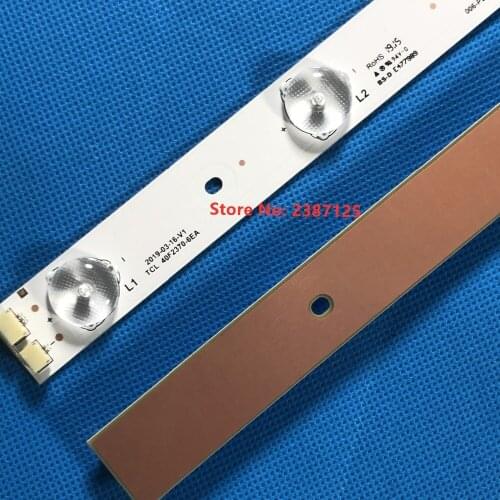 1set-8Pieces LED TV Backlight Strips 006-P2K1793B 40F2370-6EA 4C-LB4006-YH1 4C-LB4006-YH3 for TCL L40F3307 L40F3309B 40L1550C