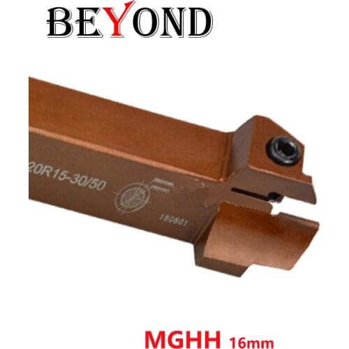 BEYOND MGHH MGHH216 Face Grooving Turning Tool Holder MGHH216R 20/36 30/50 50/80 80/160 160/400 FGHH216 Lathe Cutter Bar CNC