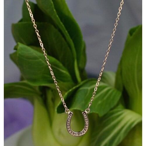Guarantee Plain 925 Sterling Silver Jewelry, Cubic Necklace,circle, 2.5 g, NE31058