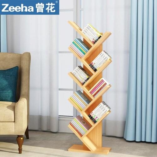 Creative bookshelf tree type multifunctional bookshelf bookshelf bookcase simple landing modern childrens small shelf shelf
