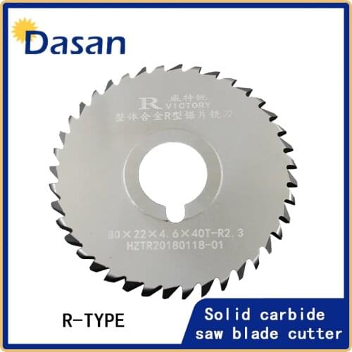 2PCS Saw Blade Milling Cutter Tipped Circular Saw Blade 80*22*4.6x*40T-R2.3 Cutting Aluminum Alloy Stainless Steel Rotary Tool