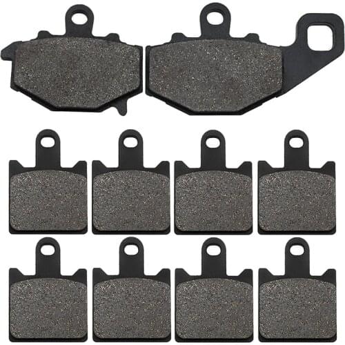 Yerbay Motorcycle Parts Front and Rear Brake Pads For Kawasaki ZX6R ZX 600 P R ZX600 2007 2008 2009 2010 2011 2012 2013 2014
