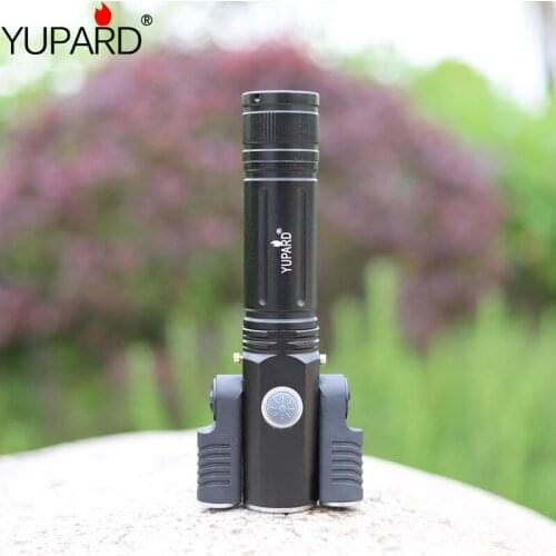 YUPARD Portable Aluminum 3 LED Flashlight T6+2*XPE LED Powerful Outdoor waterproof tactical hunting flashlight Work Light