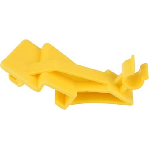 1pc Car Hood Bonnet Stay Prop Clip Clamp Retainer Connect for Ford Fiesta MK7 2008 Onwards Yellow