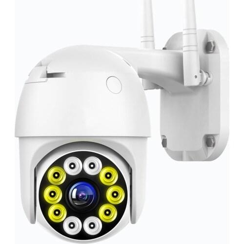 1080P Outdoor WiFi Camera Home Security Surveillance 2-Way Audio Motion Detection IP Camera Waterproof PTZ Dome CCTV WiFi Cam
