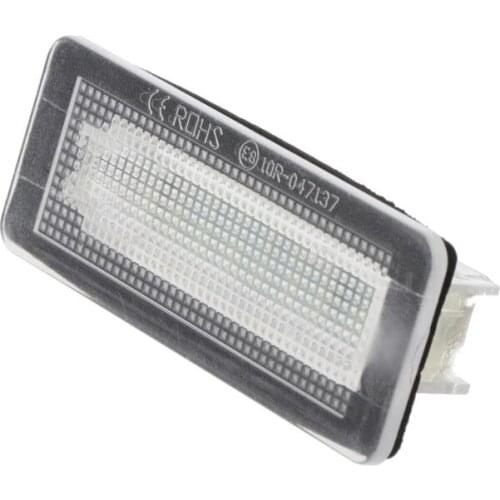 2x 18 SMD LED License Plate Number Light Lamp Error Free For Benz Smart Fortwo Coupe Convertible 450 451 W450 W453 H8WE