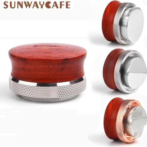 304Stainless Steel Coffee Tamper 51/53/58mm Woode coffee dispenser coffee powder hammer modified coffee accessories Barista tool