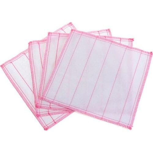 5PCS 26x26cm Kitchen Anti-grease Wiping Rags Bamboo Fiber Super Absorbent Cleaning Cloths Washing dish Towel Household Supplies