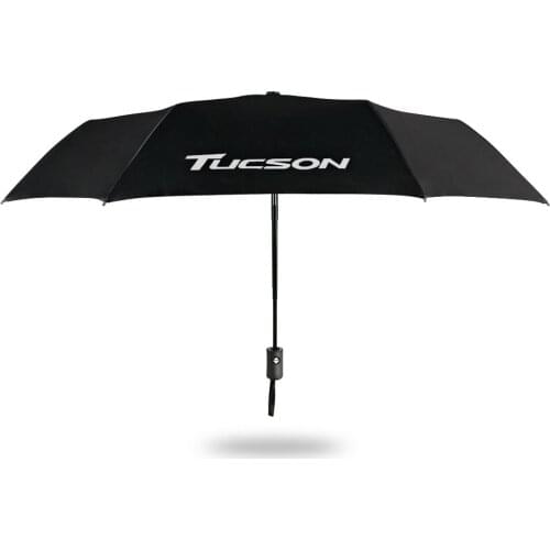 Car Waterproof Umbrella For Hyundai Tucson Automatic Folding Sunshade Windproof Shape Business Sun Beach Umbrella Accessories