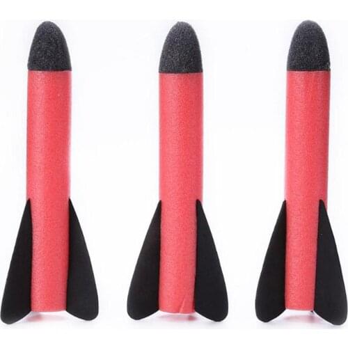 Kids Air Pressed Foot Plastic Rocket Launcher Pressure Outdoor Air Science Educational Multiplayer Game Toy For Student Gift