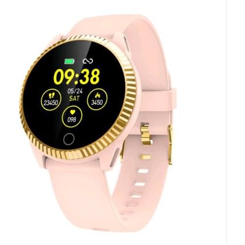 RGTOPONE Elegant Smart Bracelet Round Screen Sports Health Monitoring Bluetooth Fitness Tracker Men Women Wristwatch for Android