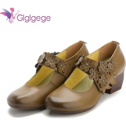 Glglgege Leather Pumps