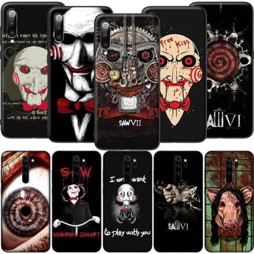 GX212 Saw Horrible Soft Silicone Case for Redmi Note 4X 5 5A Prime 6 6A 7 7A 8 8A 8T 9 9A 9C 9S Pro Lite