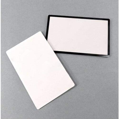 Adhensive Top Surface Mirror Plastic Outer Lens Cover Upper LCD Screen Protector Clear Front Panel Compatible with 2DS