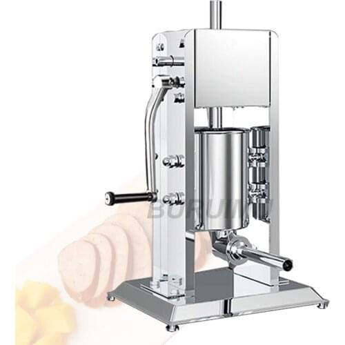 Commercial Manual Spanish Churros Machine Stainless Steel Vertical Sausage Stuffer Salami Maker