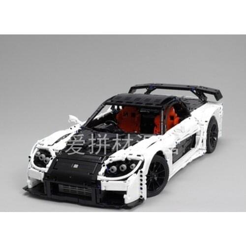 MOC-57488 Applicable Lego Building Block Set Speed and Passion Toy 57488 Korea Mazda RX-7 Sports Car Racing