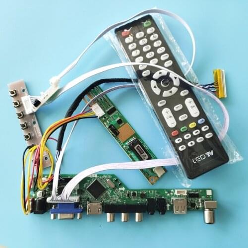 Matrix for LTN140W1/HT140WX1/N140A1/LP140WX1/CLAA140WA01 VGA AV USB 1280*768 kit 1CCFL LCD monitor control board 30Pin LVDS