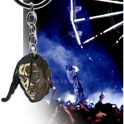 Rap Culture Metal Keyring Car KeyChain Rap Singer King of Disco Keychain Keyfob Key Holder For Men Women Gift Key Chain